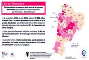 Le secteur du commerce par bassin d'emploi - ANNEE  2023