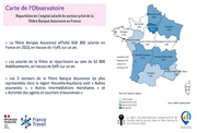 Le secteur de la banque assurance par région - ANNEE  2023