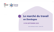 L'analyse du marché du travail - 3EME TRIMESTRE 2025