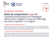 La note de conjoncture - 1ER SEMESTRE 2025