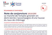 La note de conjoncture - 1ER SEMESTRE 2025