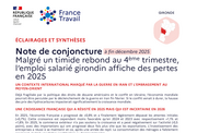 La note de conjoncture - 2EME SEMESTRE 2025