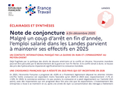 La note de conjoncture - 2EME SEMESTRE 2025