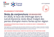 La note de conjoncture - 2EME SEMESTRE 2025