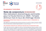 La note de conjoncture - 2EME SEMESTRE 2025