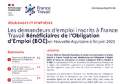 Les demandeurs d'emploi bénéficiaires de l'obligation d'emploi - 1ER SEMESTRE 2025