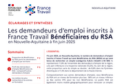 Les demandeurs d'emploi bénéficiaires du revenu de solidarité active - 1ER SEMESTRE 2025