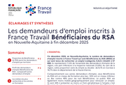 Les demandeurs d'emploi bénéficiaires du revenu de solidarité active - 2EME SEMESTRE 2025
