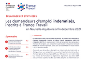Les demandeurs d'emploi indemnisés - 2EME SEMESTRE 2024