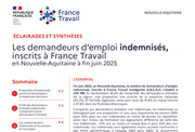 Les demandeurs d'emploi indemnisés - 1ER SEMESTRE 2025