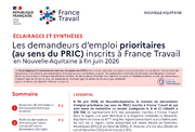 Les demandeurs d'emploi peu ou pas qualifiés - 1ER SEMESTRE 2026